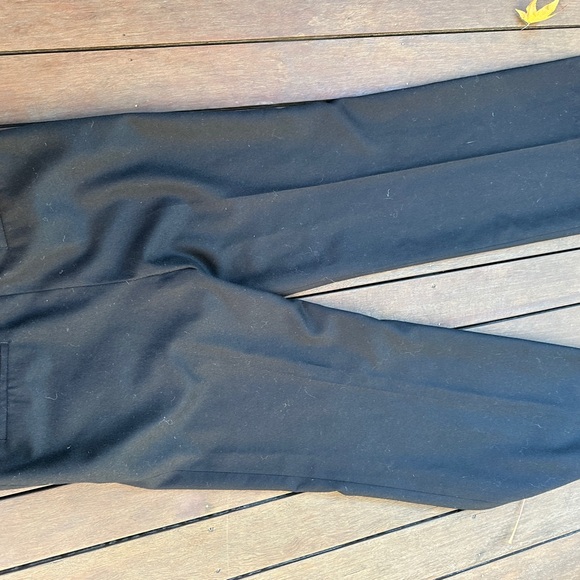 Rebecca Taylor Women Black Wool Blend Dress Pants - Picture 2 of 8